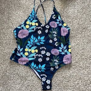 Floral one piece